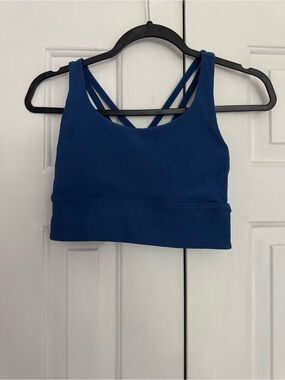 LULULEMON athletica Deep Blue Ribbed Sports Bra